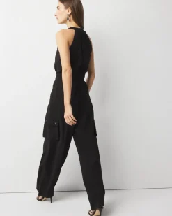 Wide Leg Utility Jumpsuit*White House Black Market Hot