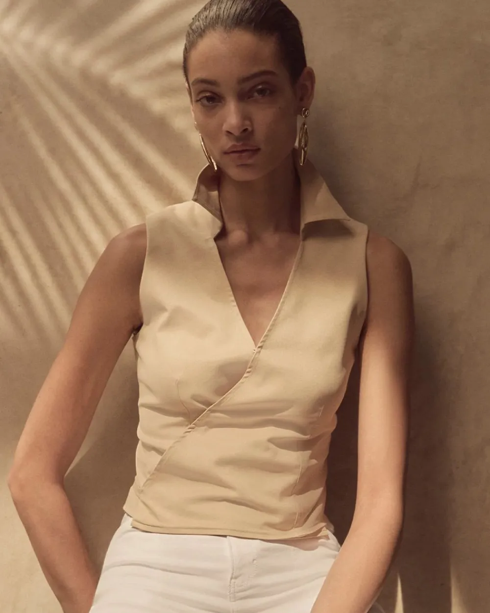 Wrap Tie Vest*White House Black Market Fashion