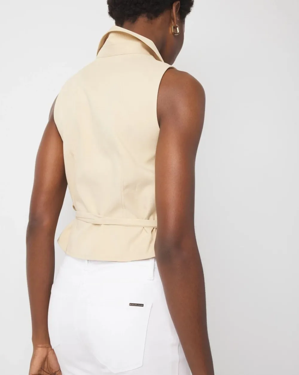 Wrap Tie Vest*White House Black Market Fashion