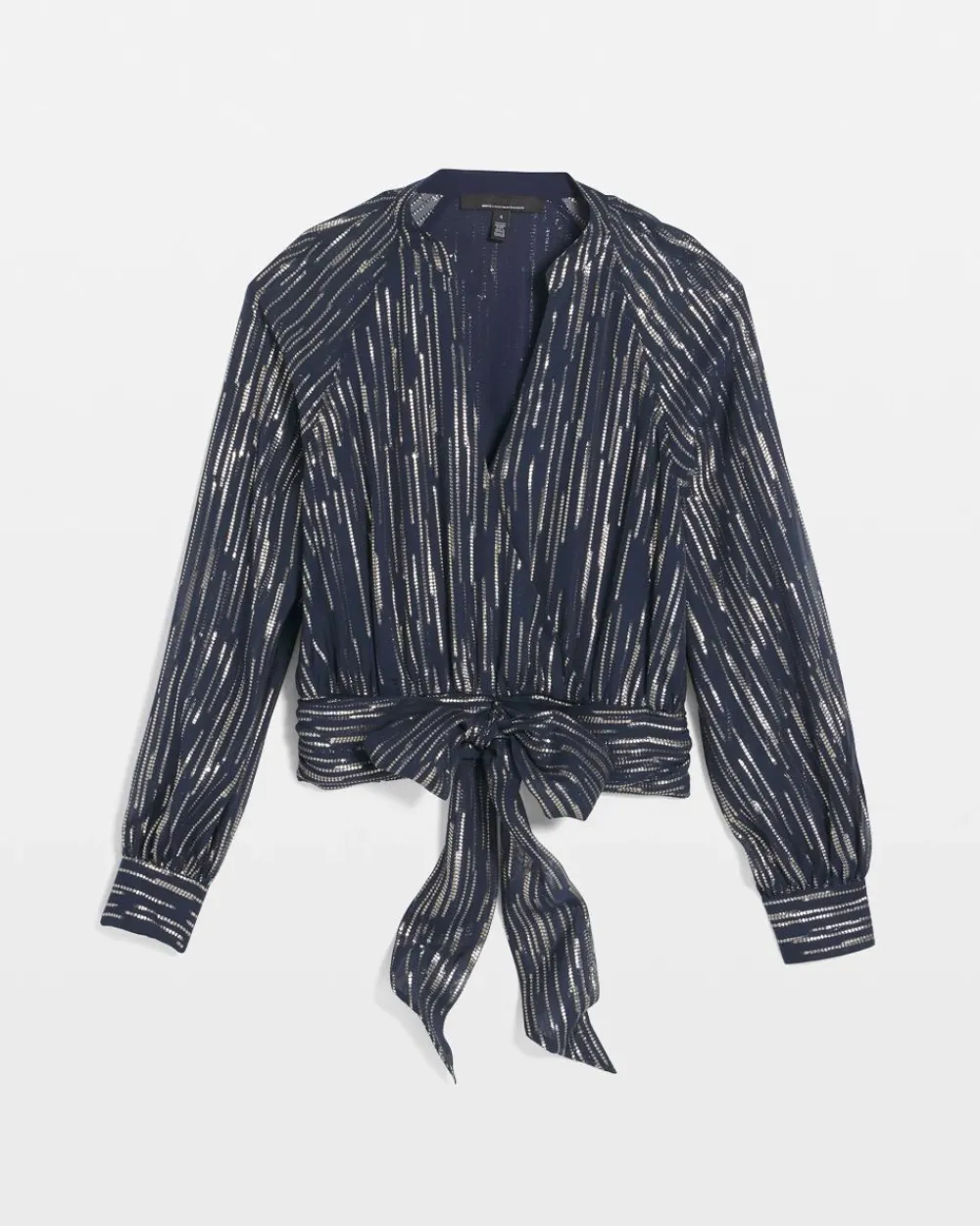Wrap Waist Blouse*White House Black Market Hot
