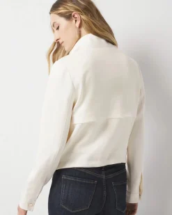 Zip-Up Jacket with Pockets*White House Black Market Hot