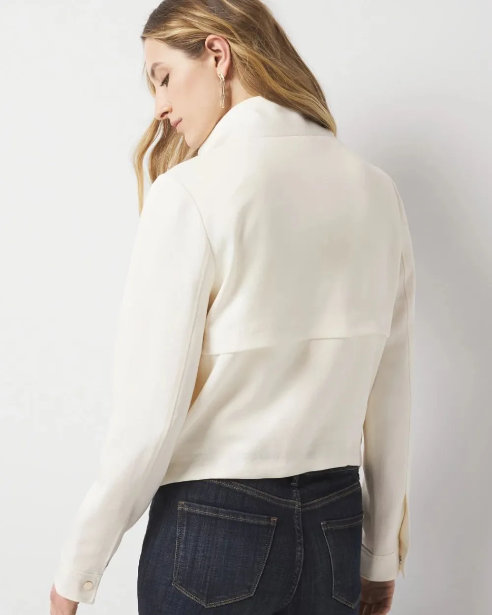 Zip-Up Jacket with Pockets*White House Black Market Hot